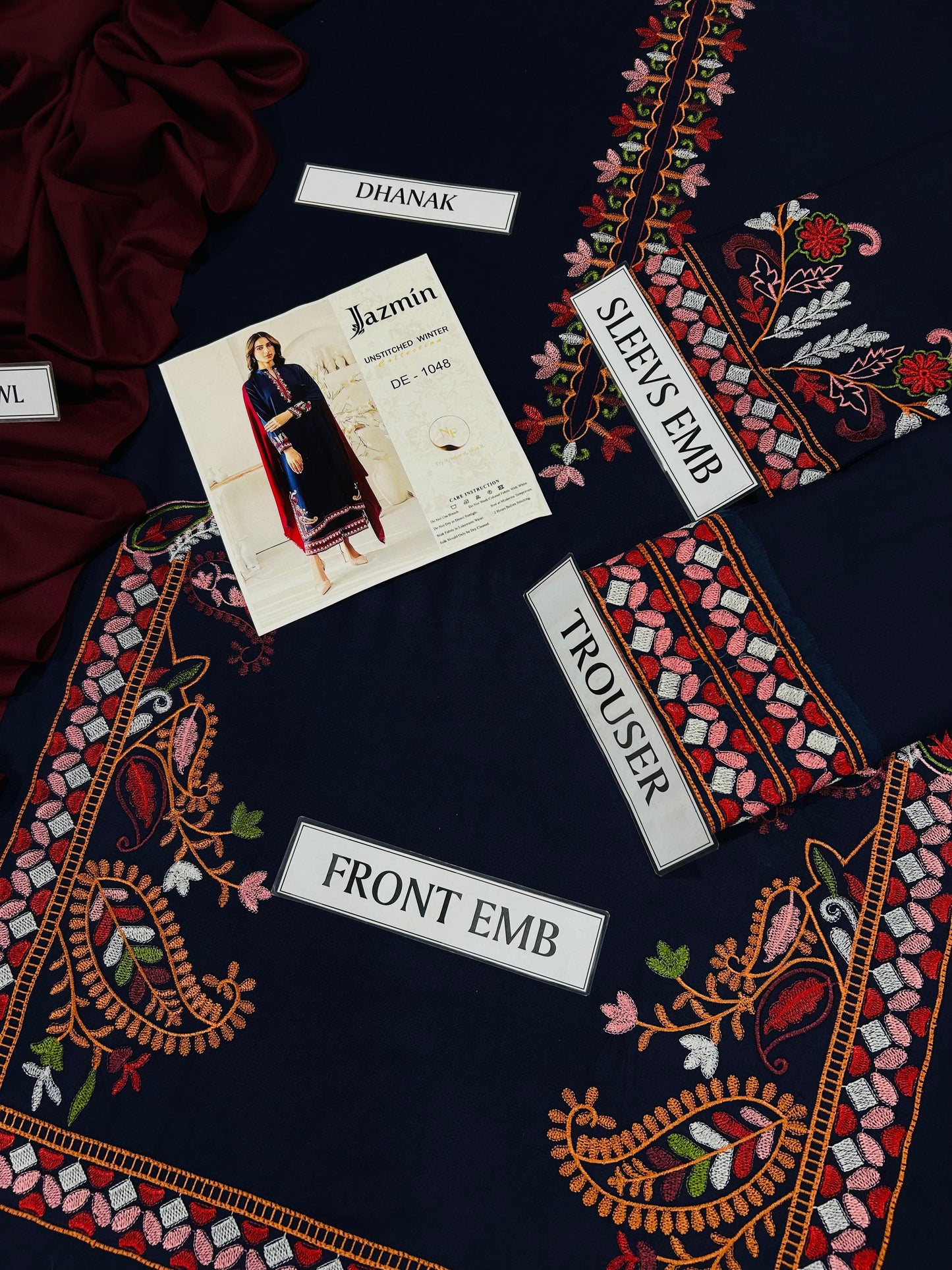 BRAND NAME* JAZMIN
*FABRIC* Dhanak winter